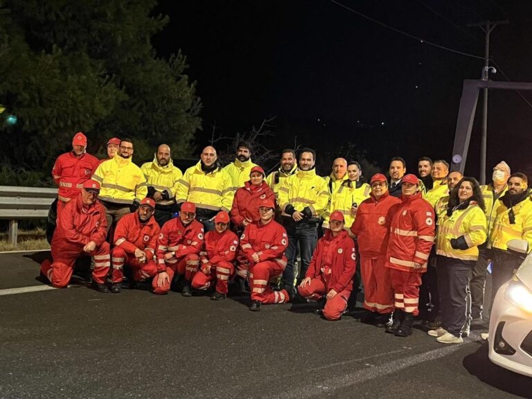 Ο Ελληνικός Ερυθρός Σταυρός συμμετείχε σε άσκηση της Νέας Οδού για την αντιμετώπιση ακραίων καιρικών φαινομένων