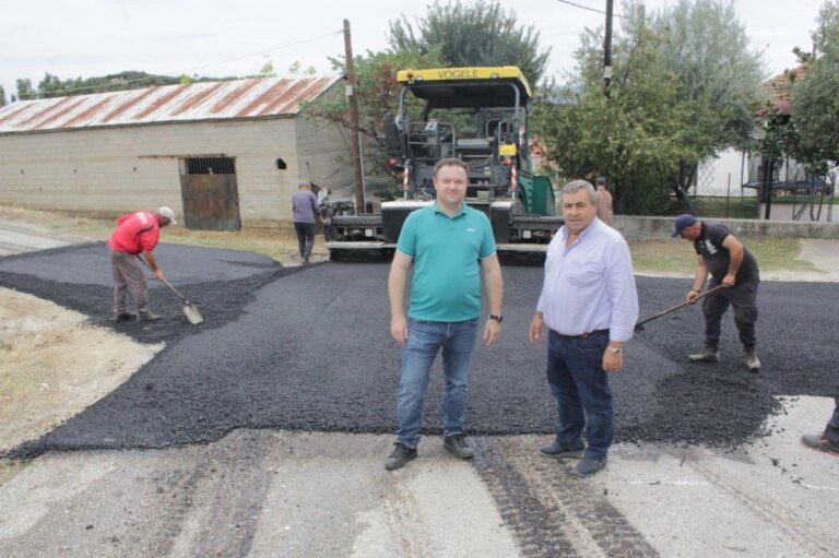 Έργο πνοής στον Άγιο Βησσαρίωνα: Νέες ασφαλτοστρώσεις από τον Δήμο Πύλης