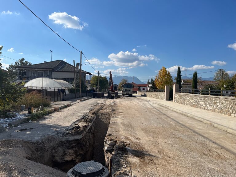 Σε εξέλιξη το έργο “Δικτυα Ακαθαρτων Γελανθη – Λαζαρινα”